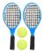 4 st Material Mini Tennis Set Modell Simulering Tennisracket Modell Mikro Tennisracket Modell Tennisracket Dekoration
