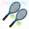 4 st Material Mini Tennis Set Modell Simulering Tennisracket Modell Mikro Tennisracket Modell Tennisracket Dekoration