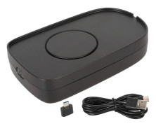 Musrörare 2 DPI-nivå Automatisk Ultra Tyst Stor Skiva Plug and Play Musrörare för Spel Möte Presentation