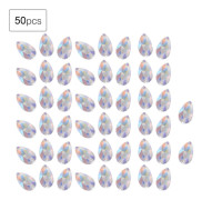 50 st AB Rhinestones Kristallglas Diamant Bröllop DIY Dekor Smyckestillverkningsmaterial Typ A