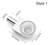 10 st/förpackning Hyllstöd Glashållare 10 STIL 1 10 STIL 10Pcs Style 1