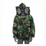 Biodlingskläder 1 del professionell klädsel kostym bi kläder anti-biodling andningsbara kläder (färg: grön camouflage
