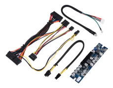 300W PC-strömförsörjningsmodul med 12V DC-ingång och 24Pin Connect/AUX/SATA-kabel
