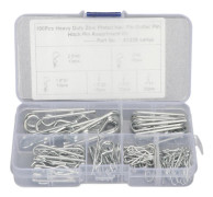 100 st R-clipsortiment Kolstål Hårnål Fäststift Clip M1 M1.2 M1.5 M1.85 M2 M2.5