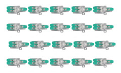 20 st 1 In 2 Ut Spak Kopplingsplint 41A 450V 0,5‑6mm² 10‑20AWG