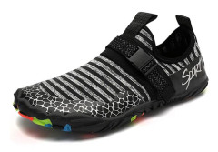 Men Beach Swim Pool Shoes Quick-Dry Sneakers,svarta,EU 42 black EU 42