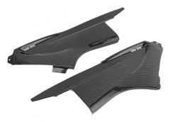 Sidoluftkanal Kåpa Insats Kolfiberstil Passar Yamaha YZF R6 2003-2005