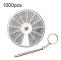 600/1000 st M1.2/1.4/1.6 Skruv Mutter Glasögon Klocka Reparationsverktyg Sorterat Kit 1000Pcs-1Pc Screwdriver