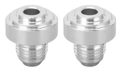 2 st AN6 Hankontakt Billet Aluminiumlegering 1/2 tum Hankontakt Rörkoppling