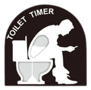 Kreativ Toalett-Sandtimer Sandtimer i Plast Sandglas Timer Hantverkspresent (FMY) A