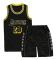 Lakers #23 Lebron James Tröja Nr 23 Basketuniform Set Barn / Svart Black XXL (155-160cm)
