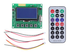 Montera MP3 Bluetooth-dekoderkort Lyrics Display Modul LCD Fjärrkontroll Tillbehör