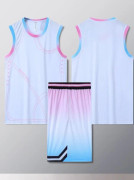 American basketball jersey, basketball suit set, men's game sports training vest, shorts 5XL