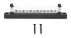 12 Terminal Bus Bar 150A BusBar Block med transparent lock för bil båt marin husvagn RV