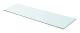 vidaXL Hyllplan 2 st glas genomskinlig 90x30 cm
