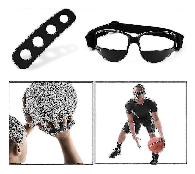 Basketbollspelare, hjälpmedel för basketbollsskytte, dribblingsglasögon, basketbollsutrustning för barn och vuxna
