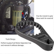 Bränslefilter Vattenavskiljare Nyckel MT0041 för Yamaha 4-takts utombordsmotorer 150-350HP Serienummer 0406 HDPI 2006-Nuvarande
