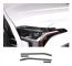 For 2022-2023 Headlight Eyebrow Sticker Real Soft Fiber