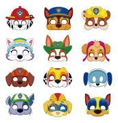 12st Paw Patrol Födelsedagsfest Masker Leksak Valp Patrol Barn Kostymmasker Patrulla Canina Figurmask Barn Cosplay Party