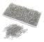 500 st Pappersklämmor Silver Metall 28mm Mini Pinnar Kontorsmaterial