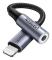 UGREEN Lightning till AUX 3.5mm Adapter, 10cm - Svart