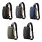 Crossbody-väska för män, axelväska med stöldskyddslås, bröstväska med USB-port, 100% ny
