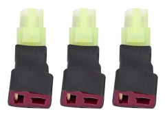 3st T-kontakt till Mini Tamiya-kontakt Adapter T PLUG T-kontakt Hona