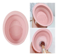 TECHNIQUE PRO VIKBAR SILIKONRENGÖRINGSSKÅL FÖR SMINKBORSTAR - NUDE ROSE