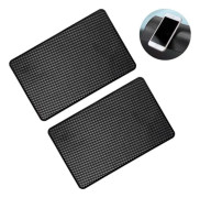 19 x 12 cm 2-pack Anti-slip Mat for Car Dashboard, Universal Silicone Fixing Pad, Washable Non-slip Mat for Mobile Phone