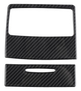 Bilstyling 3D-fiberdekal Interiör Bakre Luftventilationsram Skydd för - 3-serie E90 E92 E93 2005-2012