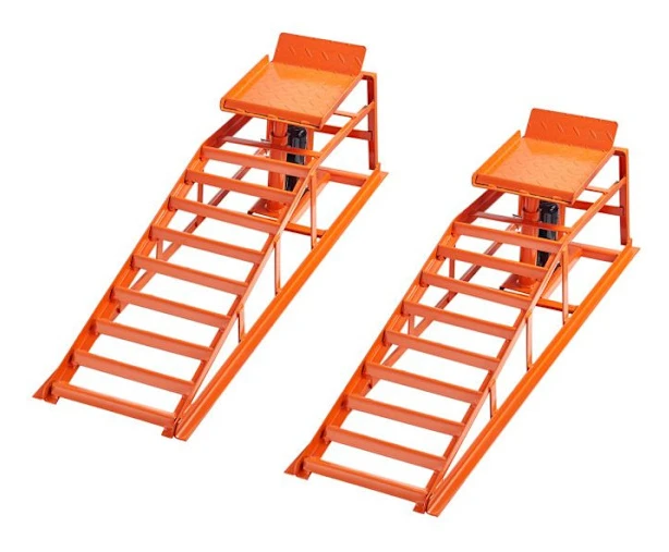 Hydraulisk lyft ramp - DUOKU - CR02 - Set om 2 - Kapacitet 2 t - Justerbar höjd 270-360 mm