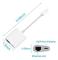 Lightning till RJ45 Ethernet-adapter med laddning för iPhone/iPad, Ethernet-telefonadapter, stöder 10/100 Mbps höghastighet, systemkrav iOS 10.3.3
