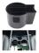 Modell 3 Center Container Mugghållare Konsol Container Center Förvaringslåda Bil Kortplats Abs Svart Flockning