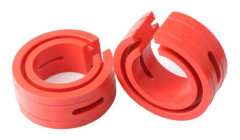 2 st Bil Spiralfjäder Buffer Anti Vibration Universal Fjäder Stötfångare Kudde för Bilar D