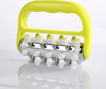 Celluliter Massager Roller Handtag Fat Body Muscle Massager Yellow