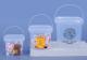 280ML/500ML/1L/2L plasthink med lock och handtag Storge Co 280ml