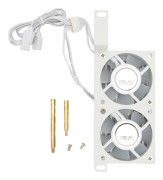 Minneskylfläkt Dubbel 6025PWM 1000 till 3000 RPM 5V 3Pin Aura Sync ARGB Minneskylare för DDR DDR2 DDR3 DDR4 DDR5 Vit
