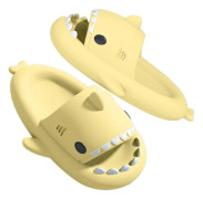 WJ Roliga Hajtofflor för Bad Duschsäker Halkfri Utomhus Par Sommarsandaler för Män Kvinnor 2-yellowish 24.5~26.0 cm