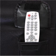 Outdoor Tv Cover, Rainproof, Dustproof And Tear-proof Oxford Cloth Cover Black(50-52in)