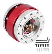 Universal Snabbkoppling för Ratthub Adapter Boss Kit för Racingbil Röd