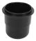 Plastisk Läcksäker 58mm Kaffedoseringskopp för Hemmabutik Kaffemaskin Svart