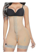 Bekväma Shapewear för Kvinnor, Tummy Control, Kompressionsplagg efter Operation, 3X-Large, Beige
