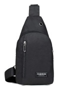 Crossbody Sling Bag Crossbody Axelväska SVART Black