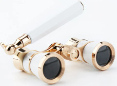 Operaglasögon Kikare 3X25 BK7 Optiskt Glas Bärbar Tel