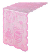 Påskspetsbordlöpare Kaninägg Bordlöpare Familjemiddag (rosa)