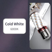6 st LED Majslampa 3W 6W 9W 12W 15W 220V 110V Starkt Ljus 3000K 4000K 6000K E27 E14 Lamphållare Hem Nödbelysning Cold White 3W