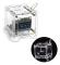 WiFi Klockmodul OLED Display DIY Tid Datum Temperatur Luftfuktighet Väderprognosindikator DC5V Klocka