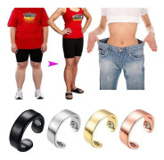 Apolloostory Lymphatic Drainage Therapeutic Magnetic Ring Weight Loss Anti-snoring Open Ring For Women Men