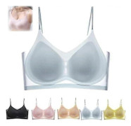 Windy BH, Windy BH Sömlös Ultratunn, Sömlös Ultratunn Plus Size Ice Silk Komfort-BH - Perfekt Blue 3XL