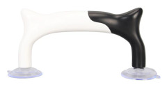 Kattformad Ergonomisk Sömnadslinjal Handtag Multifunktion DIY Quilting Grip Svart